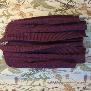 L.L.Bean open cardigan